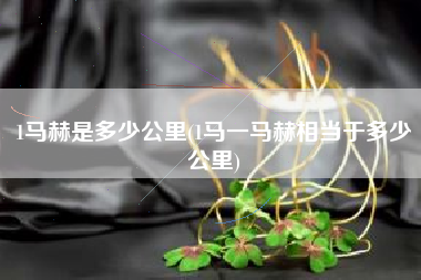 1马赫是几千米，1马一马赫相当于几千米？